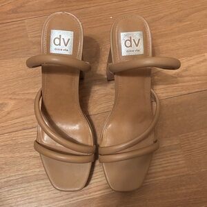 Dolce Vita Women's Brown Heeled Sandals